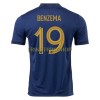 Original Fußballtrikot Frankreich Benzema 19 Heimtrikot WM 2022 Für Herren